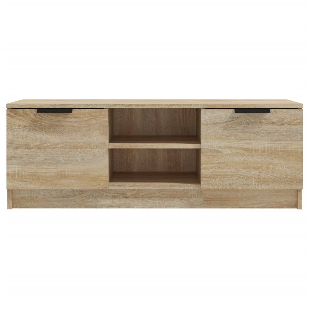 VidaXL Tv-meubel 102x35x36,5 cm bewerkt hout sonoma eikenkleurig