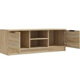 VidaXL Tv-meubel 102x35x36,5 cm bewerkt hout sonoma eikenkleurig