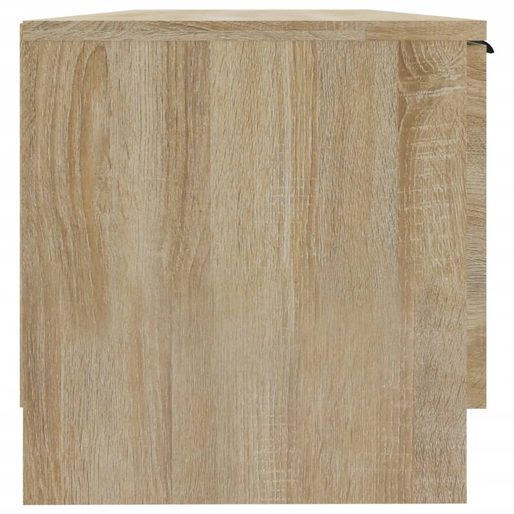 VidaXL Tv-meubel 102x35x36,5 cm bewerkt hout sonoma eikenkleurig