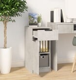 VidaXL Bureaukast 33,5x50x75 cm bewerkt hout betongrijs