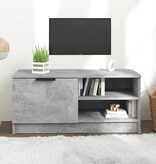 VidaXL Tv-meubel 80x35x36,5 cm bewerkt hout betongrijs