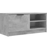VidaXL Tv-meubel 80x35x36,5 cm bewerkt hout betongrijs