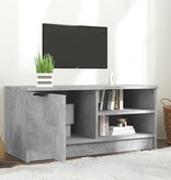 VidaXL Tv-meubel 80x35x36,5 cm bewerkt hout betongrijs