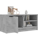 VidaXL Tv-meubel 80x35x36,5 cm bewerkt hout betongrijs