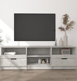 VidaXL Tv-meubel 150x33,5x45 cm bewerkt hout betongrijs