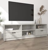 VidaXL Tv-meubel 150x33,5x45 cm bewerkt hout betongrijs