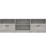VidaXL Tv-meubel 150x33,5x45 cm bewerkt hout betongrijs