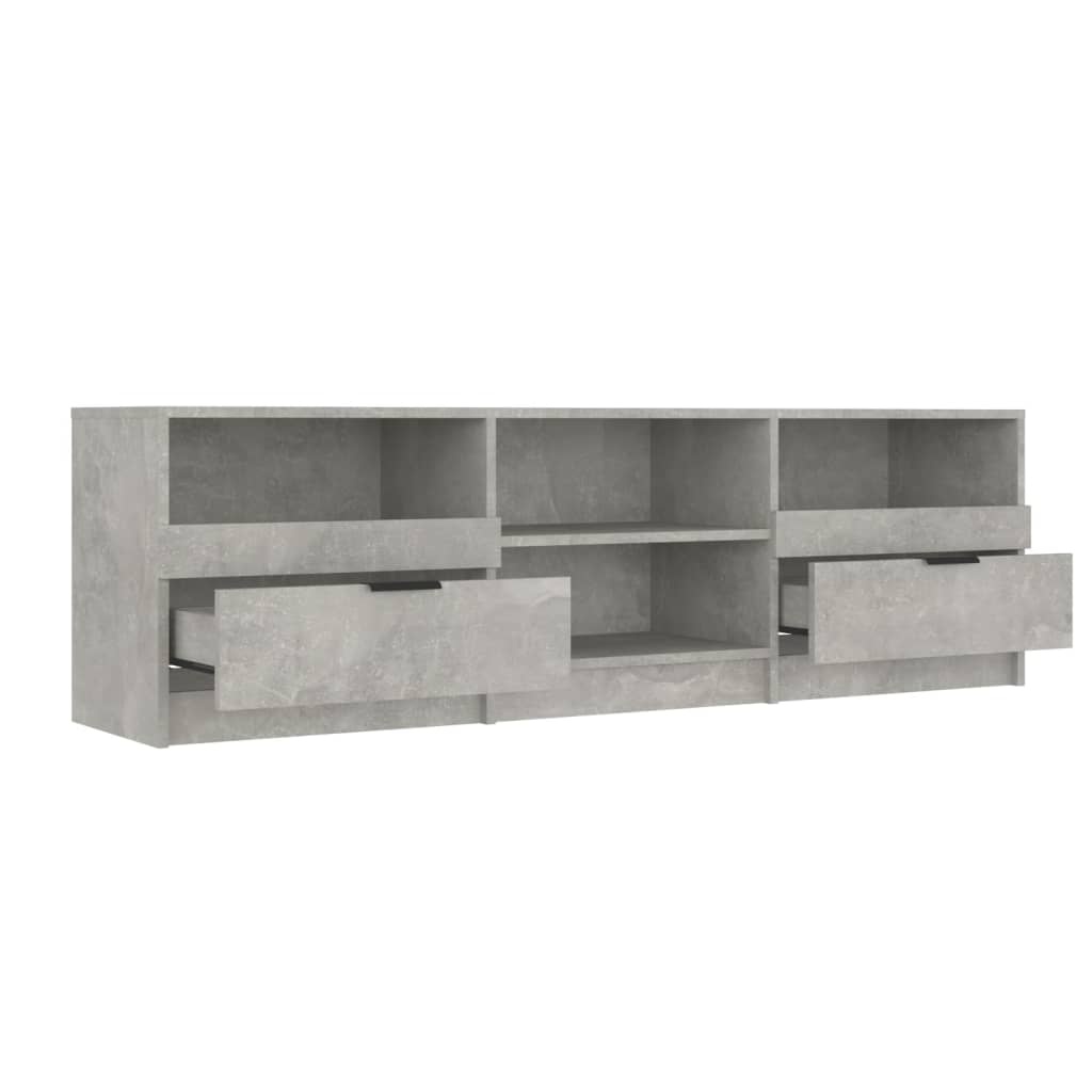 VidaXL Tv-meubel 150x33,5x45 cm bewerkt hout betongrijs