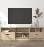 VidaXL Tv-meubel 150x33,5x45 cm bewerkt hout sonoma eikenkleurig