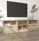 VidaXL Tv-meubel 150x33,5x45 cm bewerkt hout sonoma eikenkleurig