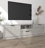 VidaXL Tv-meubel 140x35x40 cm bewerkt hout betongrijs