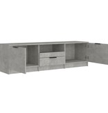 VidaXL Tv-meubel 140x35x40 cm bewerkt hout betongrijs