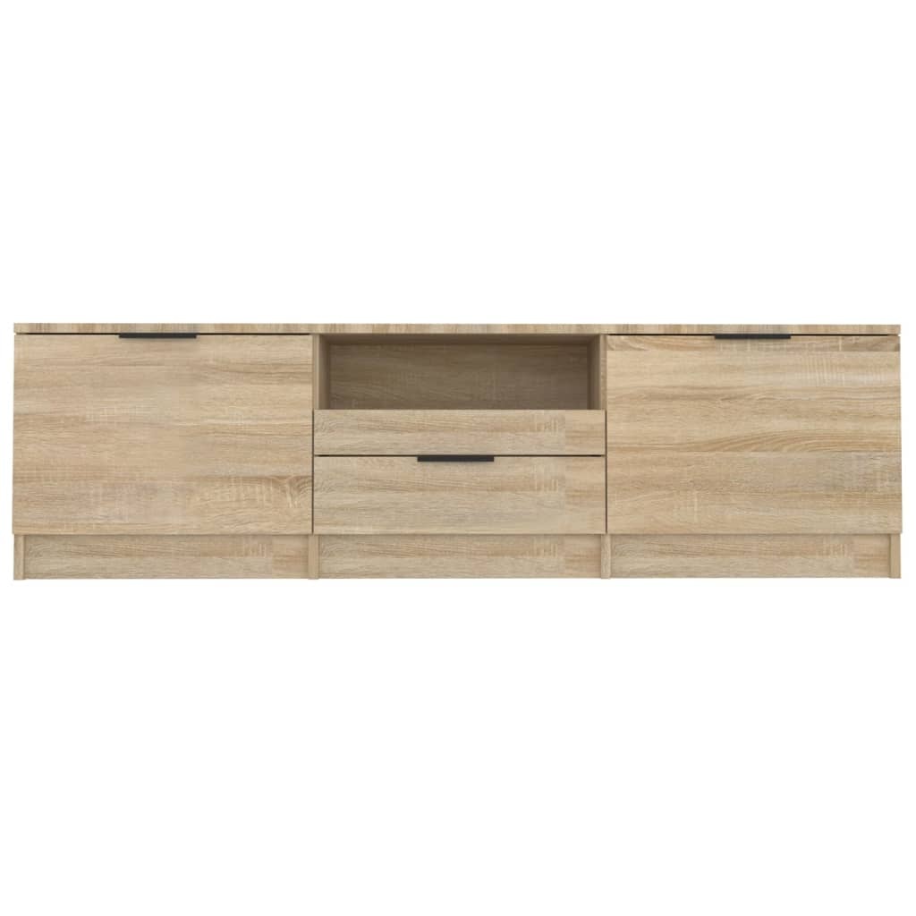 VidaXL Tv-meubel 140x35x40 cm bewerkt hout sonoma eikenkleurig