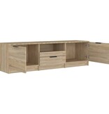 VidaXL Tv-meubel 140x35x40 cm bewerkt hout sonoma eikenkleurig