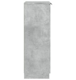 VidaXL Schoenenkast 59x35x100 cm bewerkt hout betongrijs