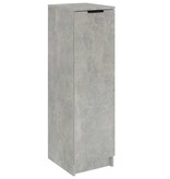 VidaXL Schoenenkast 30x35x100 cm bewerkt hout betongrijs