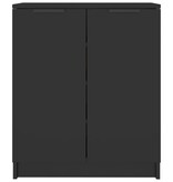 VidaXL Schoenenkast 59x35x70 cm bewerkt hout zwart