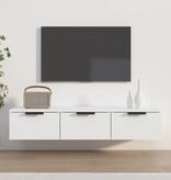 VidaXL Wandkast 102x30x20 cm bewerkt hout wit