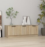 VidaXL Tv-meubel 102x35x36,5 cm bewerkt hout sonoma eikenkleurig