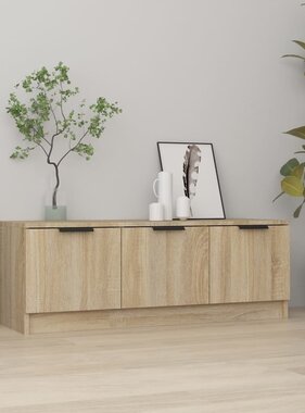 VidaXL Tv-meubel 102x35x36,5 cm bewerkt hout sonoma eikenkleurig