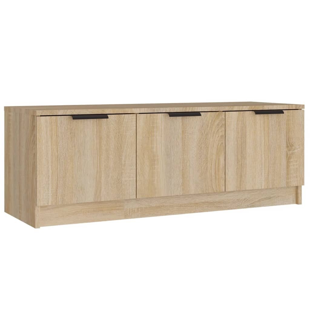 VidaXL Tv-meubel 102x35x36,5 cm bewerkt hout sonoma eikenkleurig
