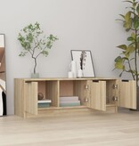 VidaXL Tv-meubel 102x35x36,5 cm bewerkt hout sonoma eikenkleurig