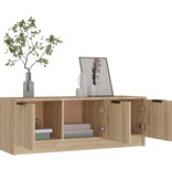 VidaXL Tv-meubel 102x35x36,5 cm bewerkt hout sonoma eikenkleurig