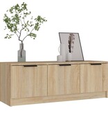 VidaXL Tv-meubel 102x35x36,5 cm bewerkt hout sonoma eikenkleurig
