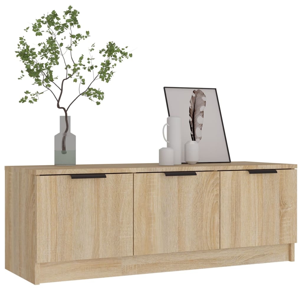 VidaXL Tv-meubel 102x35x36,5 cm bewerkt hout sonoma eikenkleurig