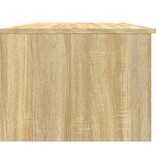 VidaXL Salontafel 102x50x36 cm bewerkt hout sonoma eikenkleurig