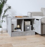 VidaXL Salontafel 50x50x36 cm bewerkt hout betongrijs