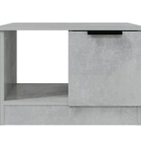 VidaXL Salontafel 50x50x36 cm bewerkt hout betongrijs