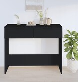 VidaXL Wandtafel 90x36x75 cm bewerkt hout zwart