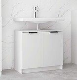 VidaXL Badkamerkast 64,5x33,5x59 cm bewerkt hout wit