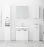 VidaXL Badkamerkast 64,5x33,5x59 cm bewerkt hout wit