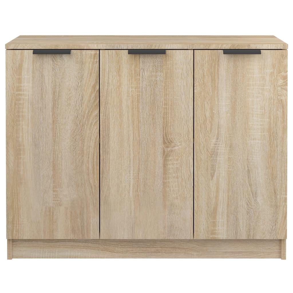 VidaXL Dressoir 90,5x30x70 cm bewerkt hout sonoma eikenkleurig