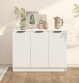VidaXL Dressoir 90,5x30x70 cm bewerkt hout wit