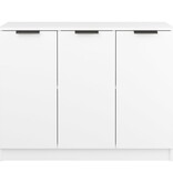 VidaXL Dressoir 90,5x30x70 cm bewerkt hout wit