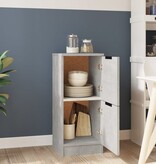 VidaXL Dressoir 30x30x70 cm bewerkt hout betongrijs