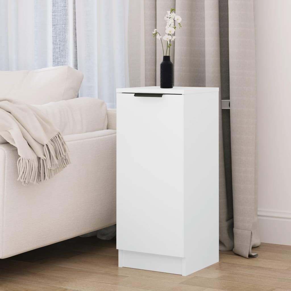 VidaXL Dressoir 30x30x70 cm bewerkt hout wit