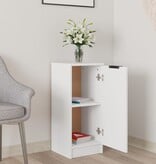 VidaXL Dressoir 30x30x70 cm bewerkt hout wit