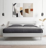 VidaXL Dressoirs 2 st 30x30x70 cm bewerkt hout wit