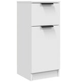 VidaXL Dressoir 30x30x70 cm bewerkt hout wit