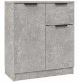 VidaXL Dressoir 60x30x70 cm bewerkt hout betongrijs
