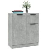 VidaXL Dressoir 60x30x70 cm bewerkt hout betongrijs