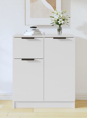 VidaXL Dressoir 60x30x70 cm bewerkt hout wit