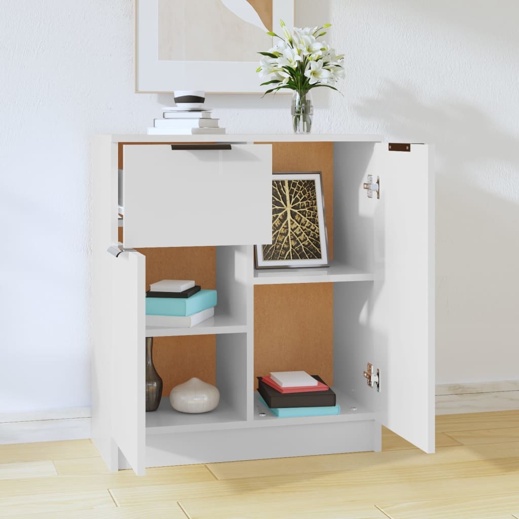 VidaXL Dressoir 60x30x70 cm bewerkt hout wit