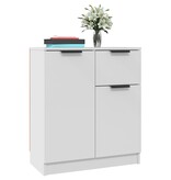 VidaXL Dressoir 60x30x70 cm bewerkt hout wit