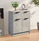 VidaXL Dressoir 60x30x70 cm bewerkt hout betongrijs