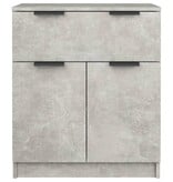 VidaXL Dressoir 60x30x70 cm bewerkt hout betongrijs